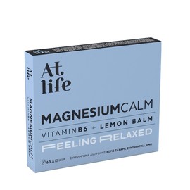 At Life Magnesium Calm Vitamin B6 & Lemon Balm, 60 Tabs