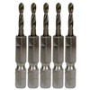 SK11 Hexagonal Shaft Co Stainless Drill Ultra Short Set of
