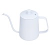Coffee Kettle Stainless Steel Mini Portable White Thin Mouth Pour