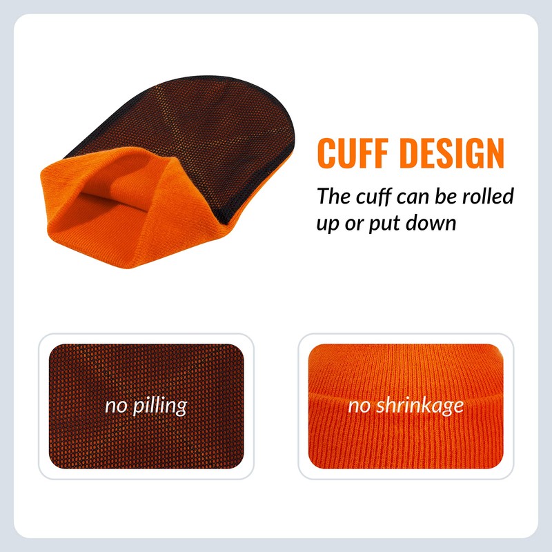 Gorro de algodón de punto con relleno para la cabeza