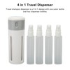 Shampoo Dispenser Bottle 4 in 1 Portable Practical Travel Bottle