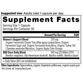 Ancient Nutrition Ancient Nutrition Probiotics for Women, Once Daily Women's Probiotics 30ct, Digestive Support and Reduces Occasional Bloating, Made with Chaste Tree Berry and Amla Berry, 25 Billion CFUs*