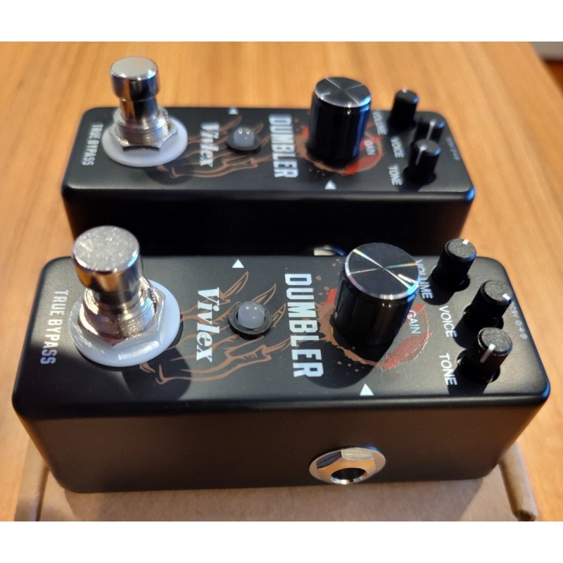 VIVLEX Guitar Pedal Mid Low Distortion Dumbler Effect Pedal True