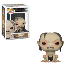 Funko Pop! Movies: The Lord of the Rings - Gollum Vinyl Figure (Bundled with Pop Box Protector Case)