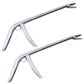 2 Pcs Stainless Steel Fish Hook Remover Fishing Extractor Freshwater and Saltwater Set
