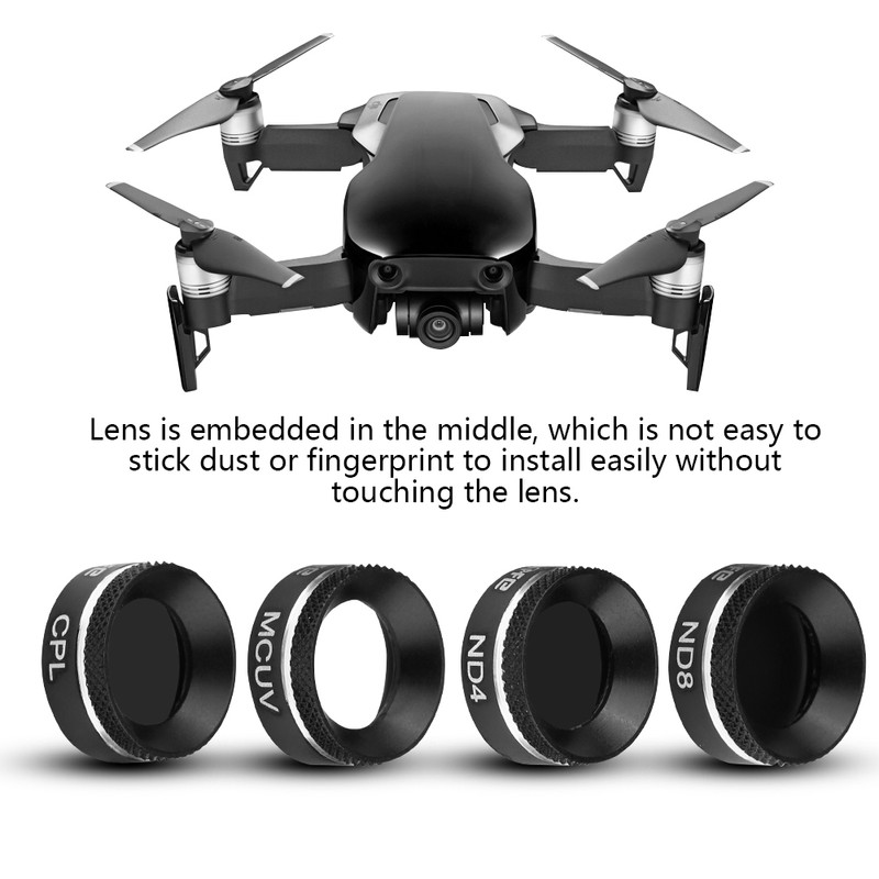 4Pcs Set Multi Coated Drone Camera Lens Filter Accessory for