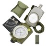 Outdoor Metal Navigation Compass with Fluorescent Scale,Clinometer, Level, Metric Scale,and