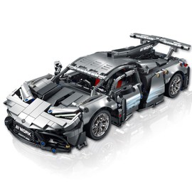 DSROG Sports Car Model Building Kit, Racing Car Building Blocks 1:14 AMG GT Car Display Set Minifigure Great Collection Gifts for Adults Home Decorations 1391 PCS