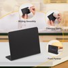 JEFURE 12 Pcs 4"x3" Mini Chalkboard Signs for Food, Reusable