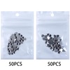 150Pcs Nail Gems, Multi Shapes Crystal White Rhinestones for Nails,