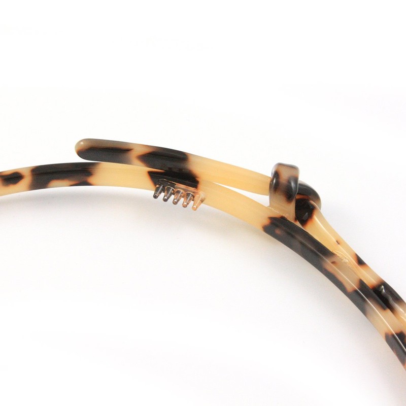 Vingaine HK-59 Tortoise Shell Style Ribbon Thin Headband