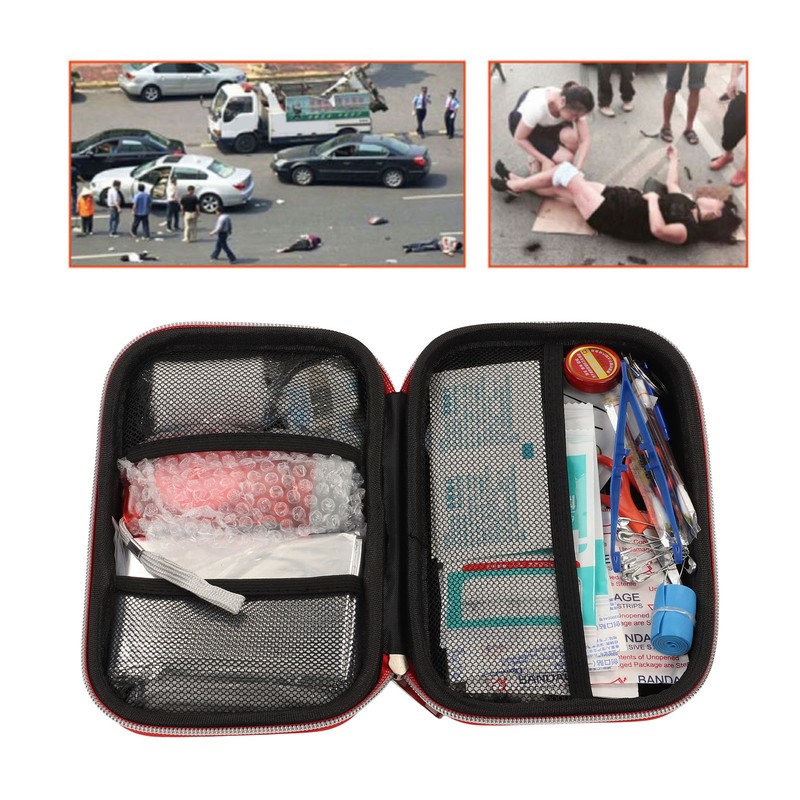 Emergency Survival Kit Waterproof EVA Wear Resistant Portable Medical Kit