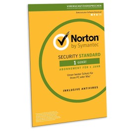 Norton Security Standard 2019 | 1 Gerät | 1 Jahr | PC/Mac/Android/iOS | Download, Aktivierungscode in Frustfreier Verpackung