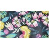 HAOKHOME Peel and Stick Floral Wallpaper Boho Black/Yellow/Fuchsia/Green Removable Wall