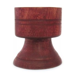 NEW Round Wood Crystal Ball Stand 2" Display for Spheres or Eggs