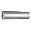 TONE Deep Socket (12 Square) 4D-16L Insertion Angle 0.5 inch