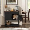 ChooChoo Farmhouse Console Table, Entryway Table with Storage Shelf, Coffee