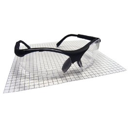 SAS Safety Sidewinder Readers Safety Glasses -Black Frame - Clear 1.5 X Reader Lens - Polybag