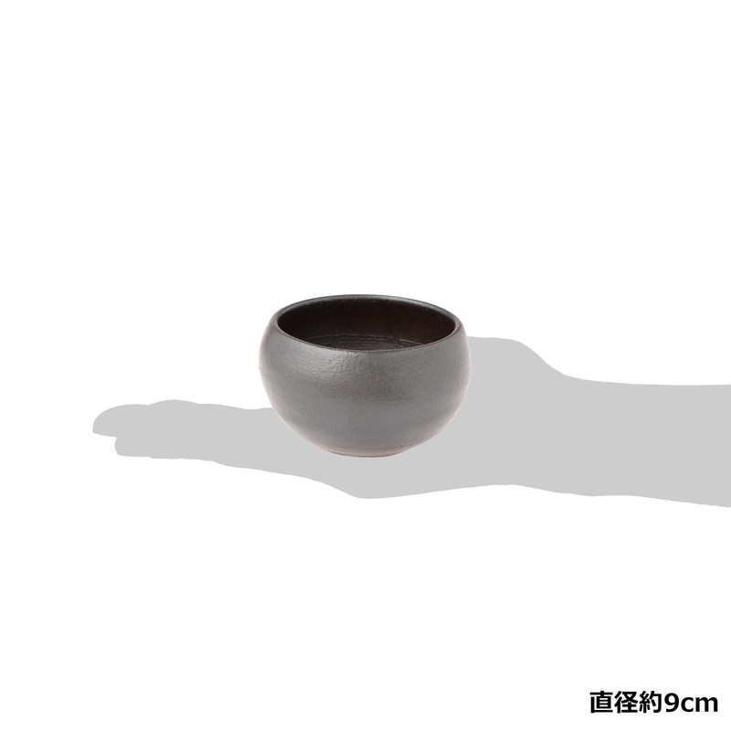 Marui Pottery MR-3-4273 Shigaraki Ware Hechimon Bowl, Small Bowl, Diameter