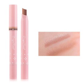 2 Color Eyeshadow Pen Set, One Touch Molding Silkworm Pen, Lazy Eyeshadow, Gradient Eye Shadow Stick, Eye Shadow Artifact, Pink Shell, 2 Color Eye Shadow Stick, A Beginner Necessary, Can Shape and
