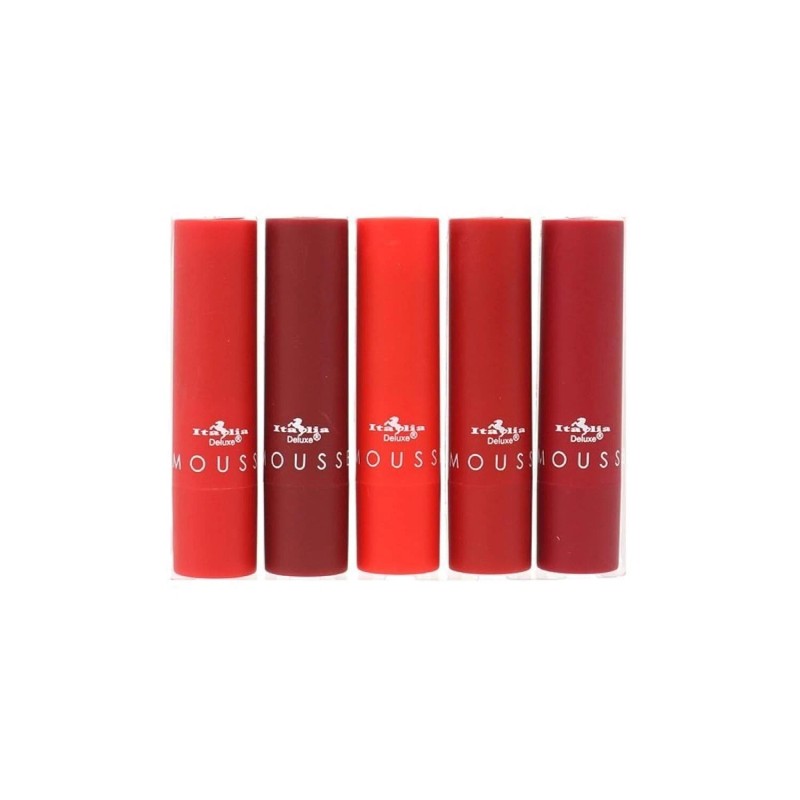 Italia Deluxe Top Five Mousse Matte Lipstick Set - Caliente