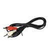HQRP Y Audio Cable Splitter 4 ft (3.5mm Jack to