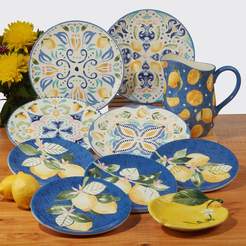 Certified International Lemonade Deep Serving Bowl, 11" x 5.5" 198