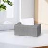 ArcaGuru Tissue Box Cover, Leather Tissue Box Holder, Stylish Tissue