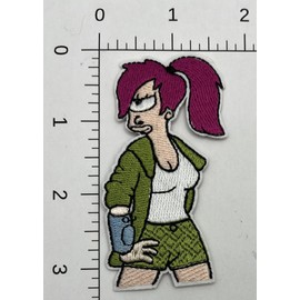 Bender Futurama Fry Zoidberg Iron-On Embroidered Patch #521 Nibbler Leela