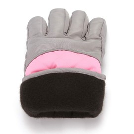 YAQUEKOU Ski Gloves Kids Waterproof Windproof Winter Gloves Boys Girls Sports Gloves Snowboard Gloves for Outdoor Sports in Winter Snow Gloves (Pink, S(4-7 Years))