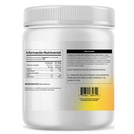 Beta Alanina 300 gramos de pura beta alanina polvo 150 porciones
