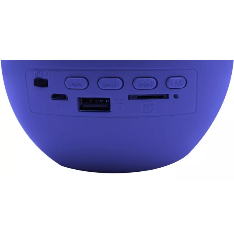Maíz Bocina Radio Fm Recargable Usb Bluetooth Luz Led Portatil