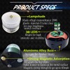 TOPKU Battery LED Strobe Light, Rechargeable Magnetic Flashing Emergency Warning