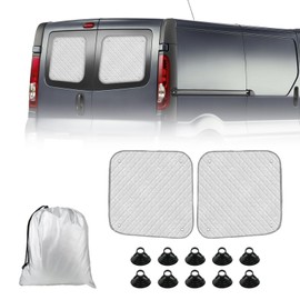 Thermal Mat Suitable for Trafic 2001-2025 Two-Door Tailgate, Sun Protection Car Windscreen Interior Fit, Car Sun Visor Front Window Cover, Tailgate Sun Visor