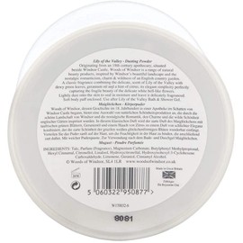 Woods Of Windsor Lily Of The Valley Body Dusting Powder With Puff for Women, 3.5 Ounce