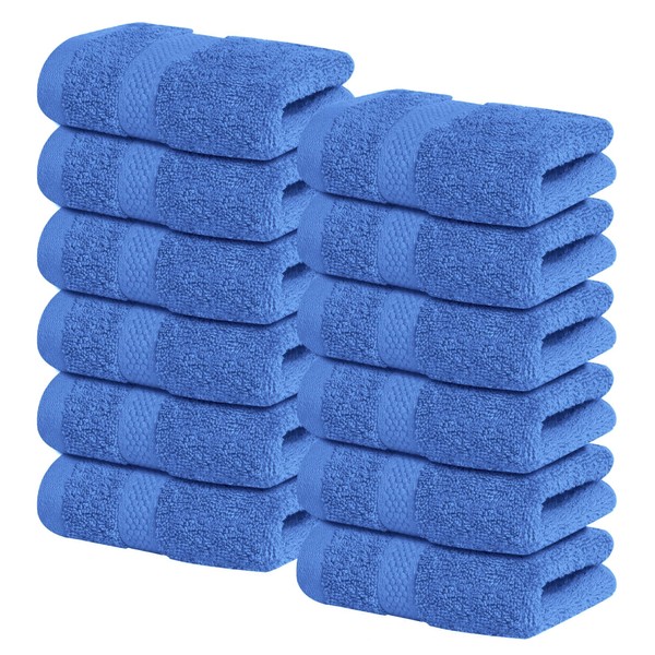Infinitee Xclusives Luxury Wash Cloths for Showering [13x13] – 100%