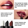 Fengyang Glitter Lipstick, Matte Glitter Lipstick Lip Gloss, Diamond Metallic