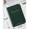 ZICOTO Aesthetic Daily Planner And Notebook With Hourly Schedule -