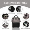 Leopard Print Diaper Bag Backpack Multi-Function Diaper Bag for Baby