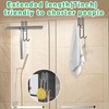 Cerbonny Shower Door Hooks, 2 Pack Double Towel Hooks for