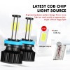IRONWALLS 6 Sides H11 H9 H8 LED Headlight Bulbs Super