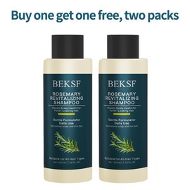 【Buy 1 Get 1 Free】BEKSF Anti-hair loss shampoo oil control anti-dandruff hair care rosemary repair reduce hair loss scalp cleansing conditioner 220ML Korean Haircare Moisture Cleanser Hydrate Moisturizer Moisturizing Hydrating