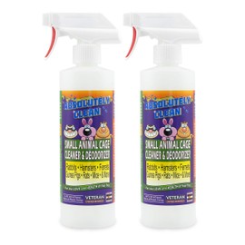 Amazing Small Animal Cage Cleaner, Just Spray/Wipe, Easily Removes Messes & Odors - Hamster Cages, Mice, Rat Cage, Guinea Pig Cage, Rabbit Cage, Ferret Cage, Dog Cage - USA Made