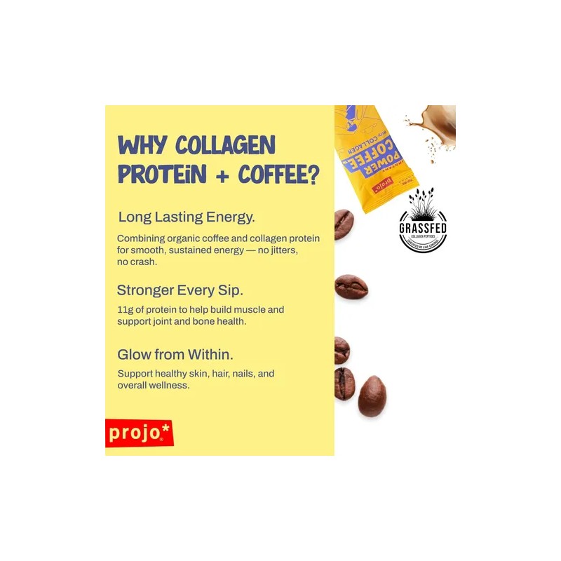 Projo Projo Power Coffee Café Con Proteína Y Colágeno 12
