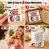 Friendship Gifts for Women, Funny Wooden Coaster for Friends, 3.9×3.9inch