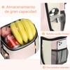 Bolsa de Almuerzo Gran Capacidad, Lonchera Para Mujer Hombre, Lonchera