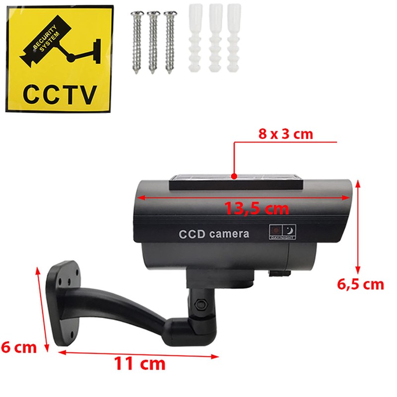 Retoo Security Dummy Camera Solar Dummy for Outdoor and Indoor