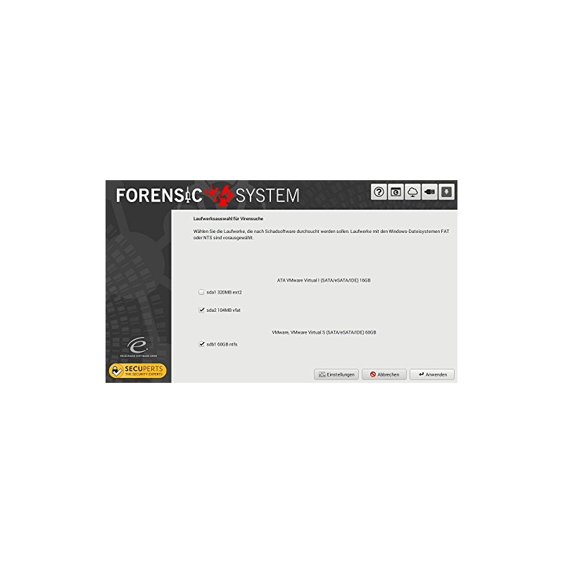 SecuPerts Forensic System - Analysis Tool for Computer and Network