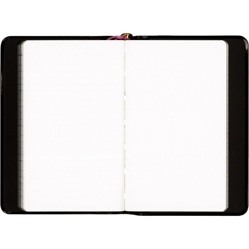 Hakubunkan 2025 Weekly Notebook, Horizontal Line Pocket Diary, Vinyl Mounted