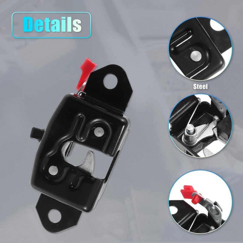 X AUTOHAUX Replacement Rear Liftgate Door Lock Actuator with 4